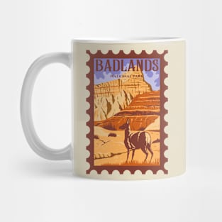 Badlands National Park Stamp Mug